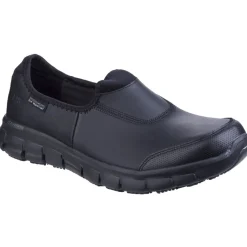 Women's Wide Fit Skechers 76536EC Sure Track Relaxed Fit Trainers