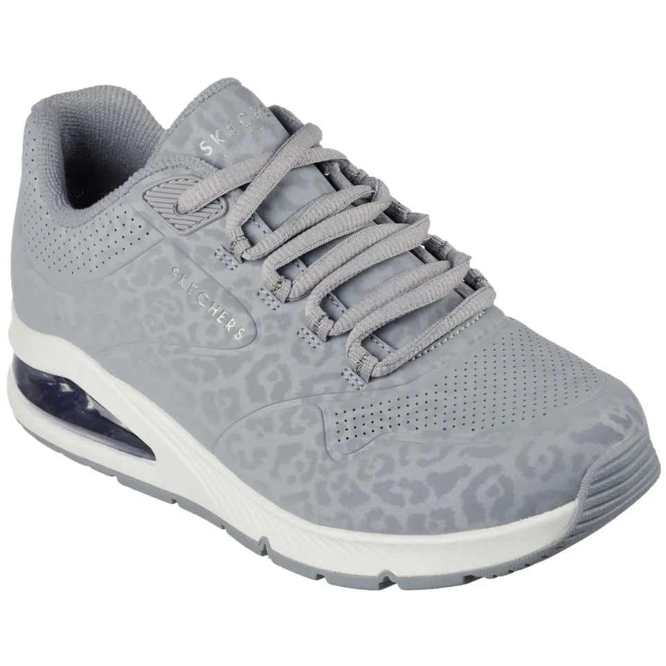 Women's Wide Fit Skechers 155642 Uno 2 In Kat Neato Trainers