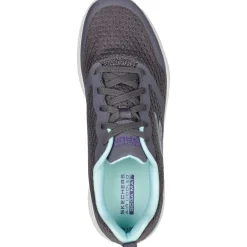 Women's Wide Fit Skechers 128277 GO RUN Consistent Intensify X Trainers