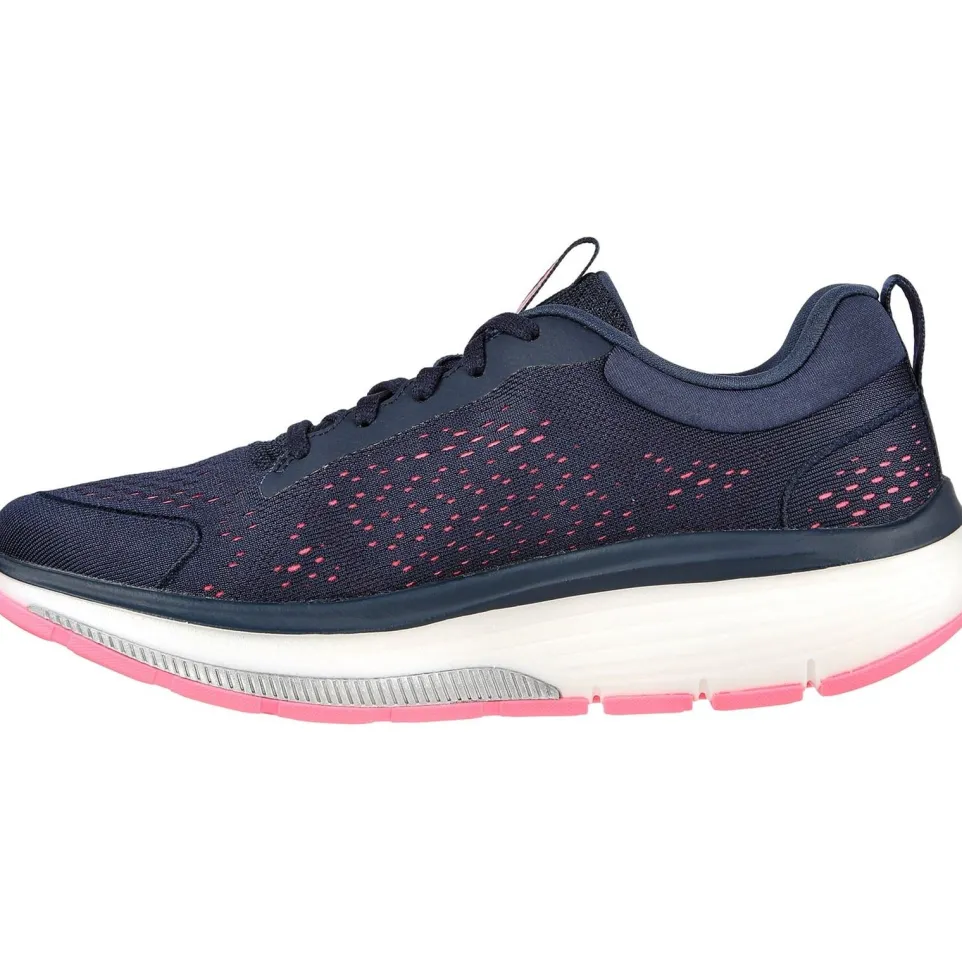 Women's Wide Fit Skechers 124933 Go Walk Workout Walker Trainers