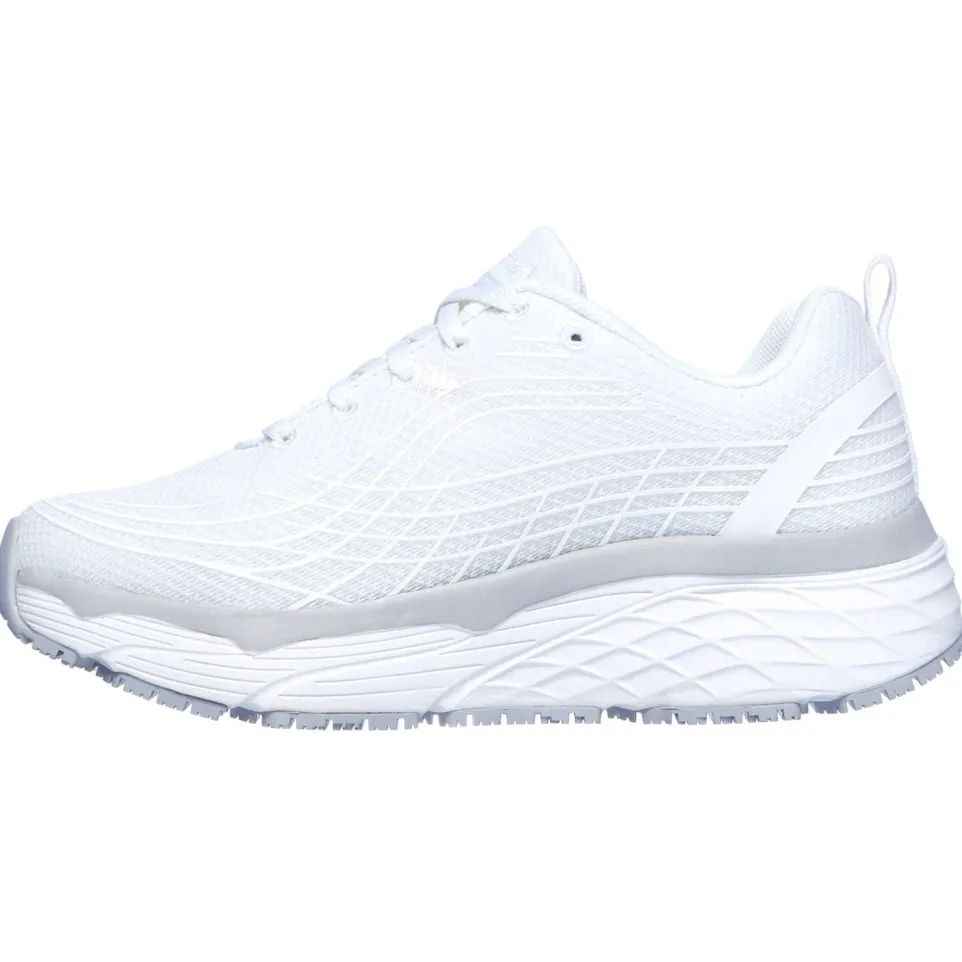 Women's Wide Fit Skechers 108016EC Max Cushioning Elite Sr Trainers
