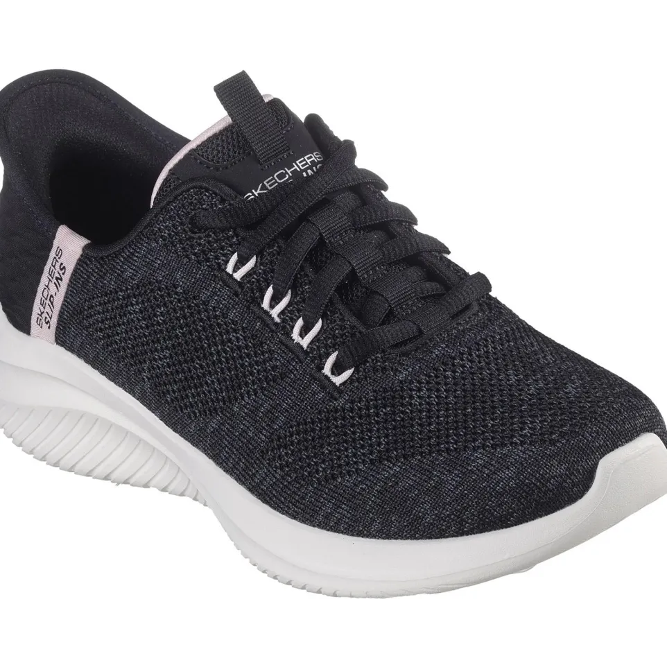 Women's Wide Fit Skechers 150178 Slip-ins Ultra Flex 3.0 Easy Step Trainers