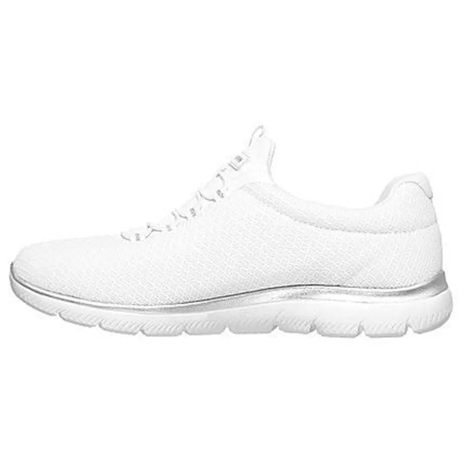 Women's Wide Fit Skechers 12980 Summits Slip On Sports Trainers