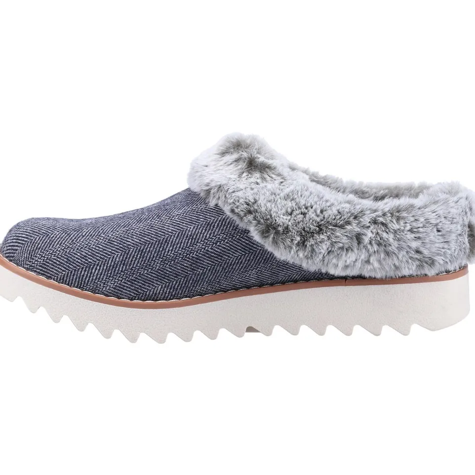 Women's Wide Fit Skechers 113422 Bobs Mountain Kiss Slippers