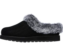 Womens Wide Fit Skechers Keepsakes Ice Angel Mule Slippers - Exclusive