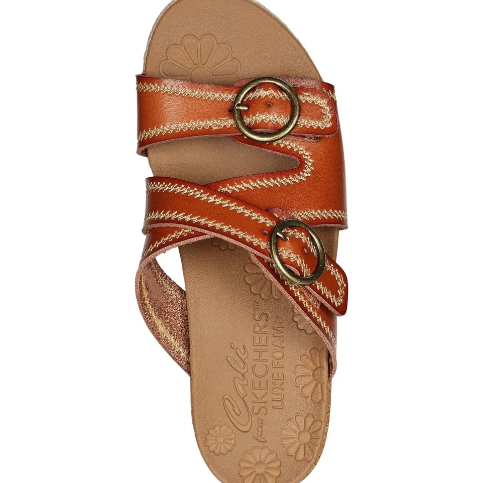 Women's Wide Fit Skechers 119504 Breezie Spring Is Calling Sandals