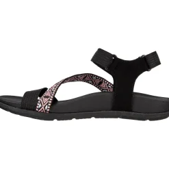 Women's Wide Fit Skechers 163221 Reggae Lite Beachy Sunrise Sandals