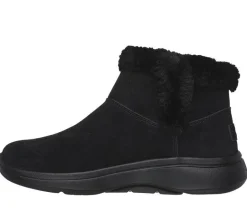 Women's Wide Fit Skechers 144400 Go Walk Arch Fit Cherish Boots