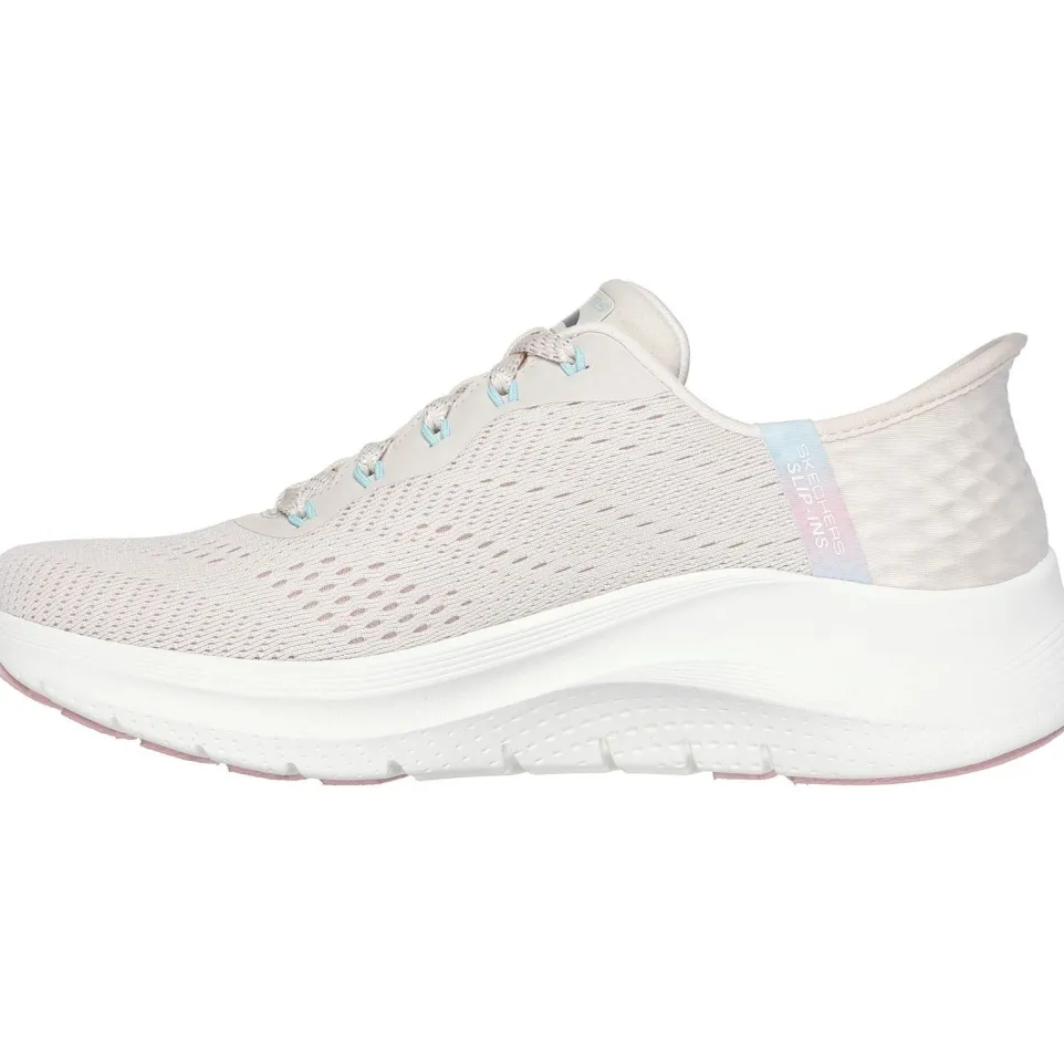 Women's Wide Fit Skechers 150066 Slip-ins Arch Fit 2.0 Easy Chic Trainers
