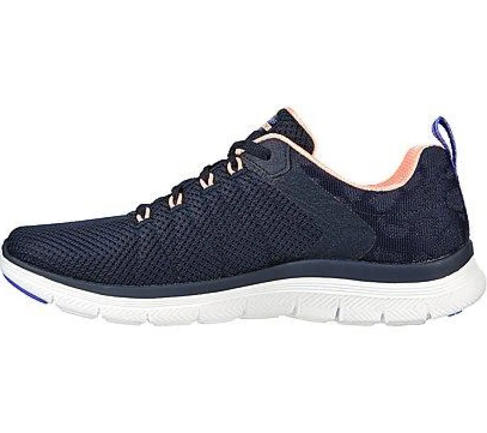 Womens Wide Fit Skechers 149580W Vegan Walking Trainers