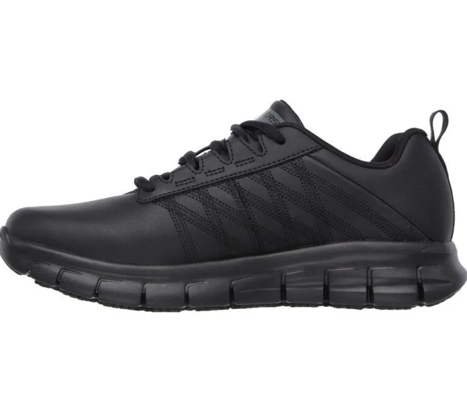 Women's Wide Fit Skechers 76576EC Sure Track Erath Occupational Trainers