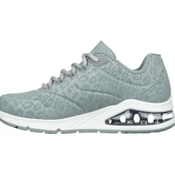 Women's Wide Fit Skechers 155642 Uno 2 In Kat Neato Trainers