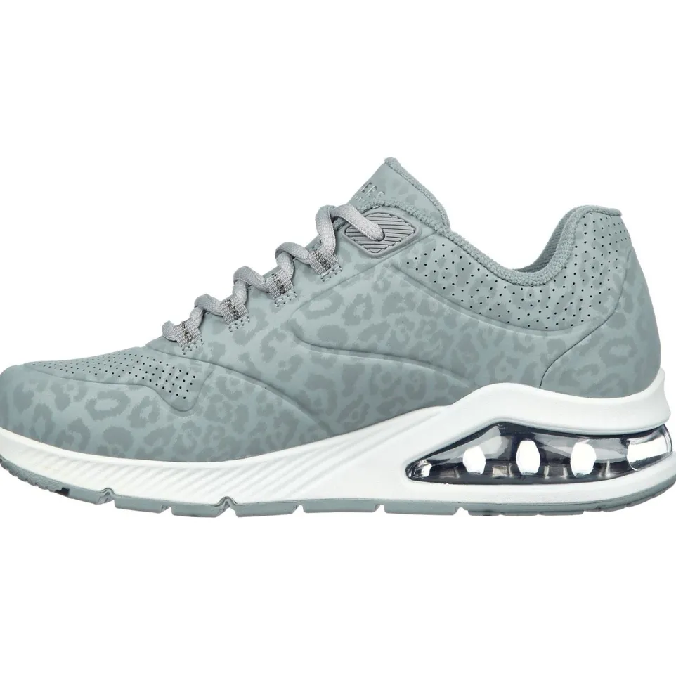 Women's Wide Fit Skechers 155642 Uno 2 In Kat Neato Trainers
