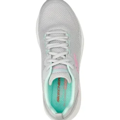Women's Wide Fit Skechers 149835 D'Lux Fitness Roam Free Trainers