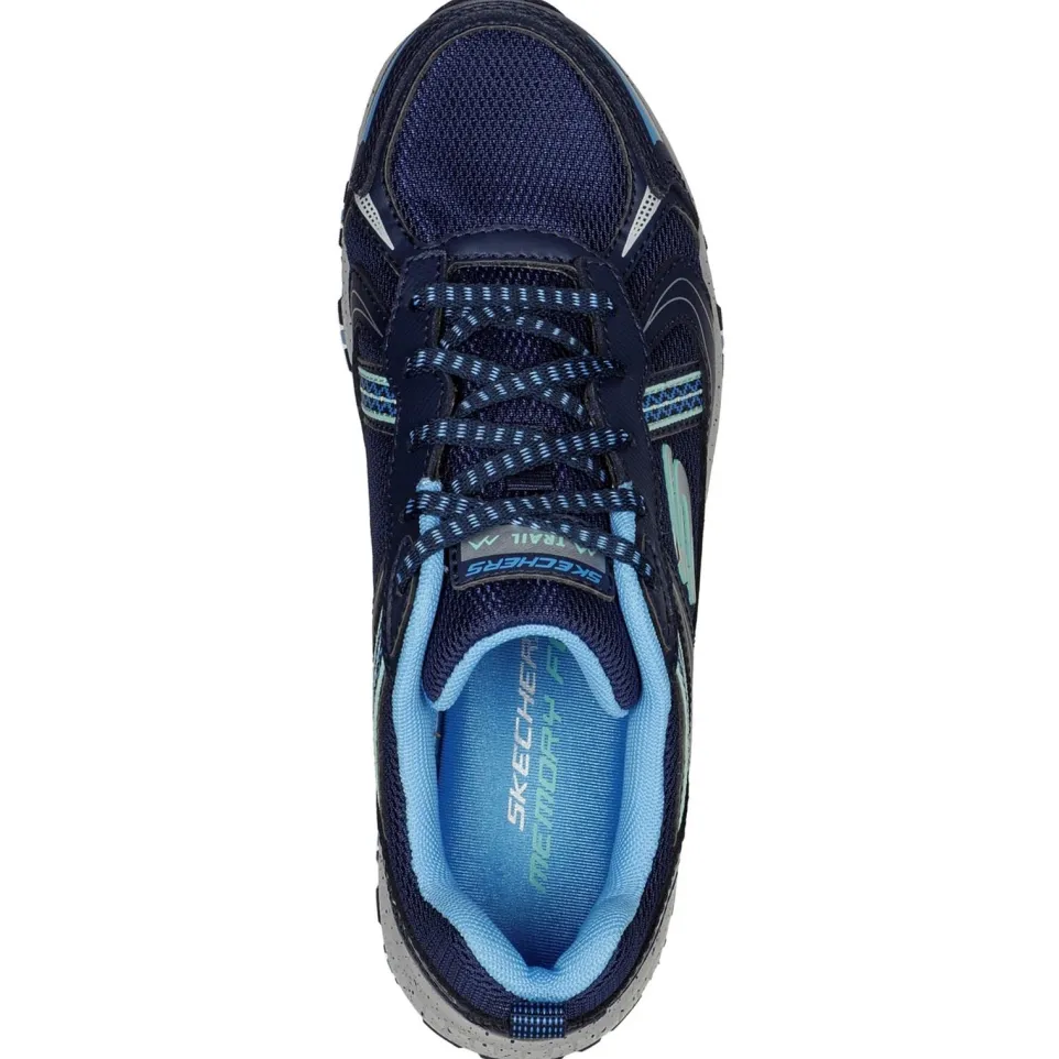 Women's Wide Fit Skechers 149820 Hillcrest Vast Adventure Trainers - Navy/Blue