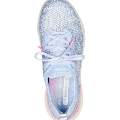 Women's Wide Fit Skechers 124905 Go Walk Massage Fit Upsur Trainers