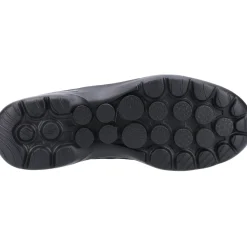 Women's Wide Fit Skechers 124508 Go Walk 6 Big Splash Trainers - Black/Black