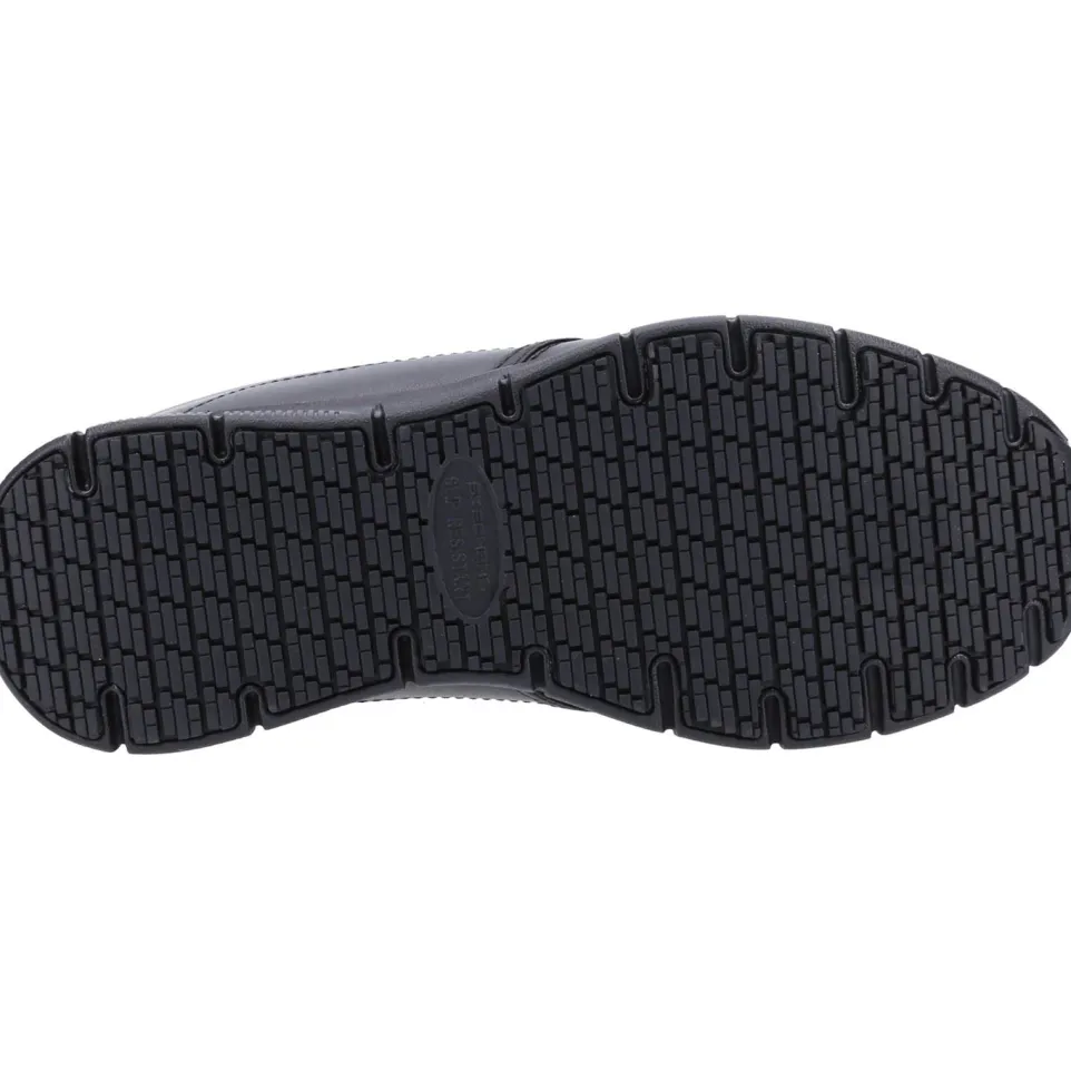 Women's Wide Fit Skechers 77236EC Nampa Annod Occupational Trainers