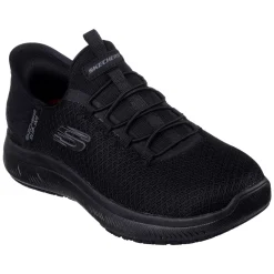 Women's Wide Fit Skechers 108144EC Summits SR Enslee Work Trainers