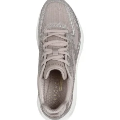 Women's Wide Fit Skechers Tres-Air Uno Glit Airy Trainers