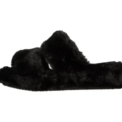 Women's Wide Fit Skechers 167238 Cozy Wedge Slippers