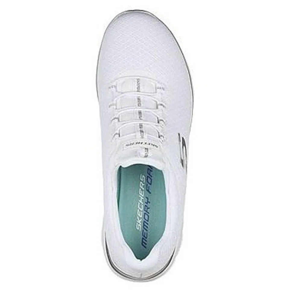 Women's Wide Fit Skechers 12980 Summits Slip On Sports Trainers