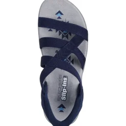 Women's Wide Fit Skechers 163460 Slip-ins Reggae Slim Stretch Flex Sandals