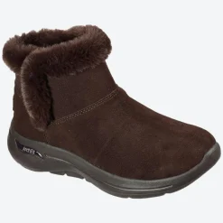 Women's Wide Fit Skechers 144400 Go Walk Arch Fit Cherish Boots
