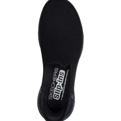 Women's Wide Fit Skechers 124641 Slip-ins Go Walk Joy Vela Shoes