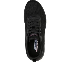 Womens Wide Fit Skechers Bobs Squad Chaos Face Off 117209 Vegan Trainers