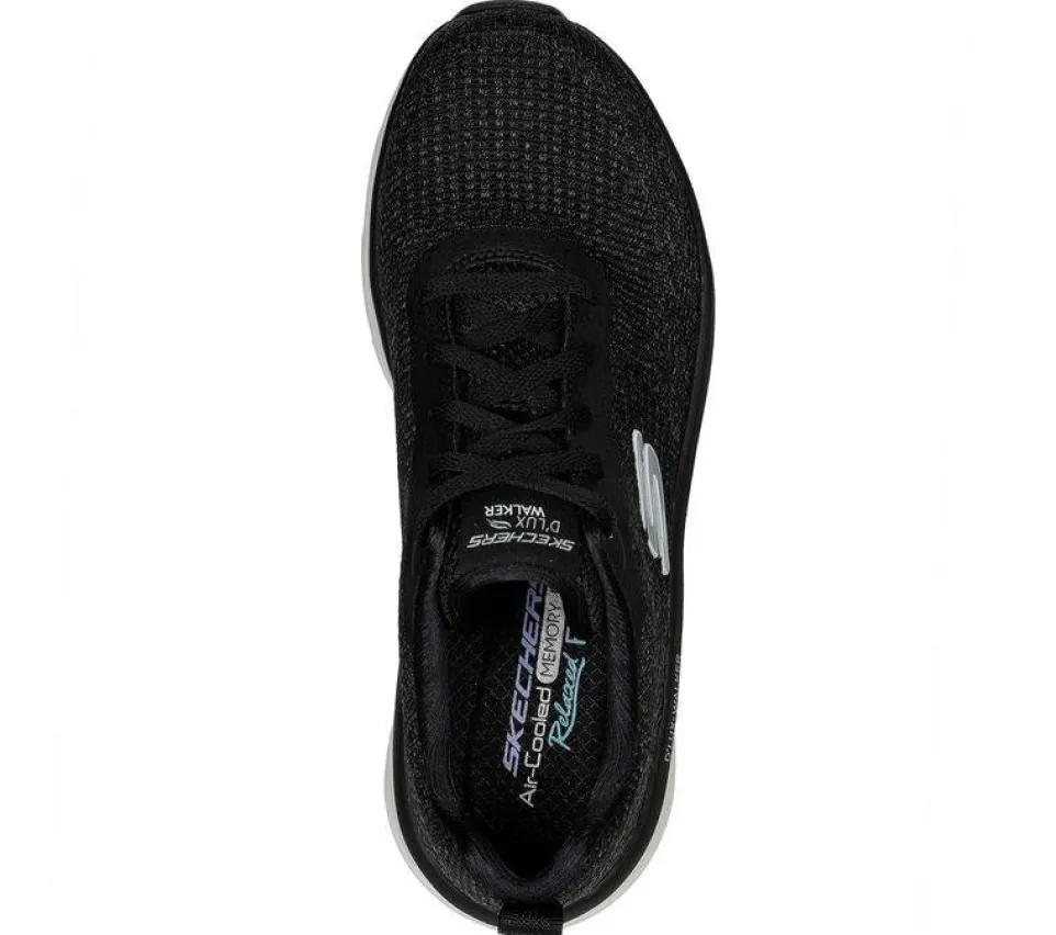 Women's Wide Fit Skechers 149815 Daily Beauty D'lux Vegan Walker Trainers