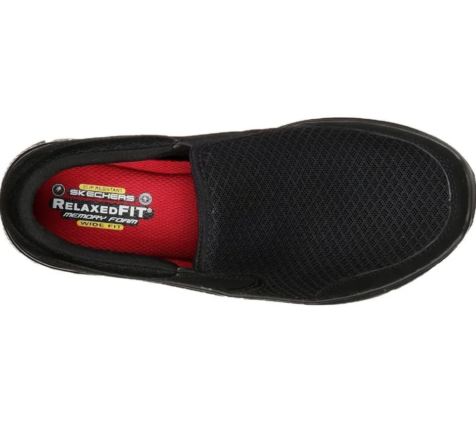 Women's Wide Fit Skechers 76580EC Cozard SR Occupational Trainers