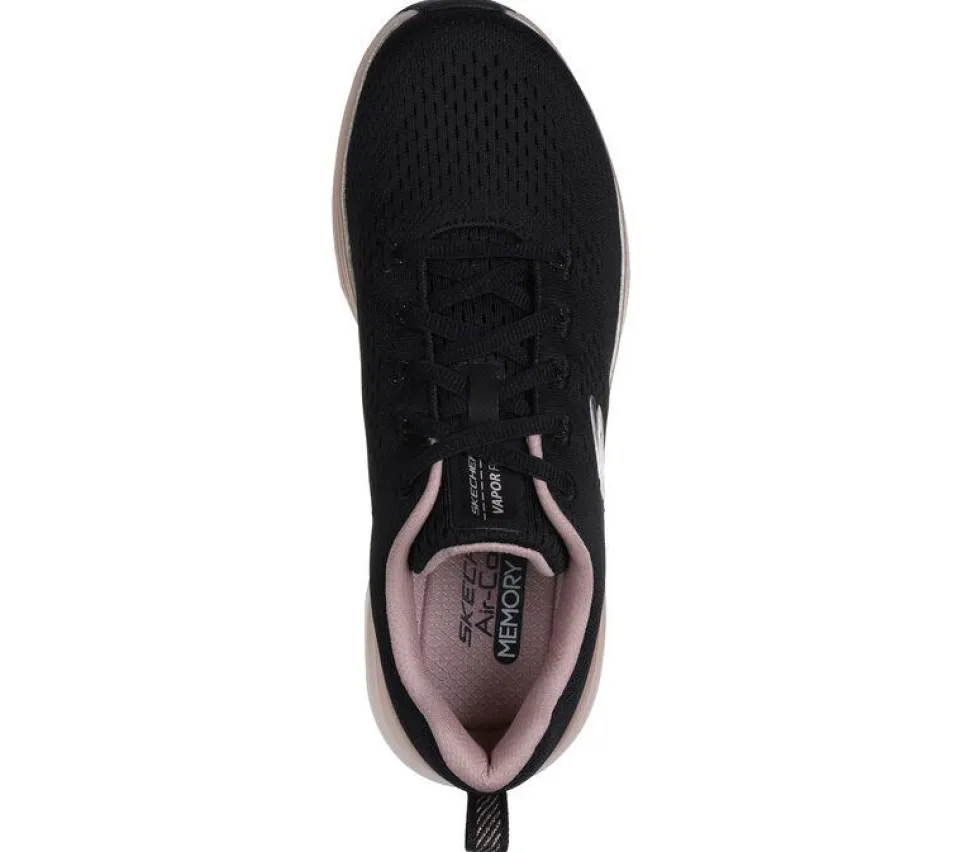 Women's Wide Fit Skechers 150025 Vapor Foam Midnight Glimmer Trainers