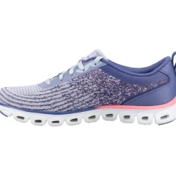 Women's Wide Fit Skechers 104325 Glide-Step Head Start Trainers
