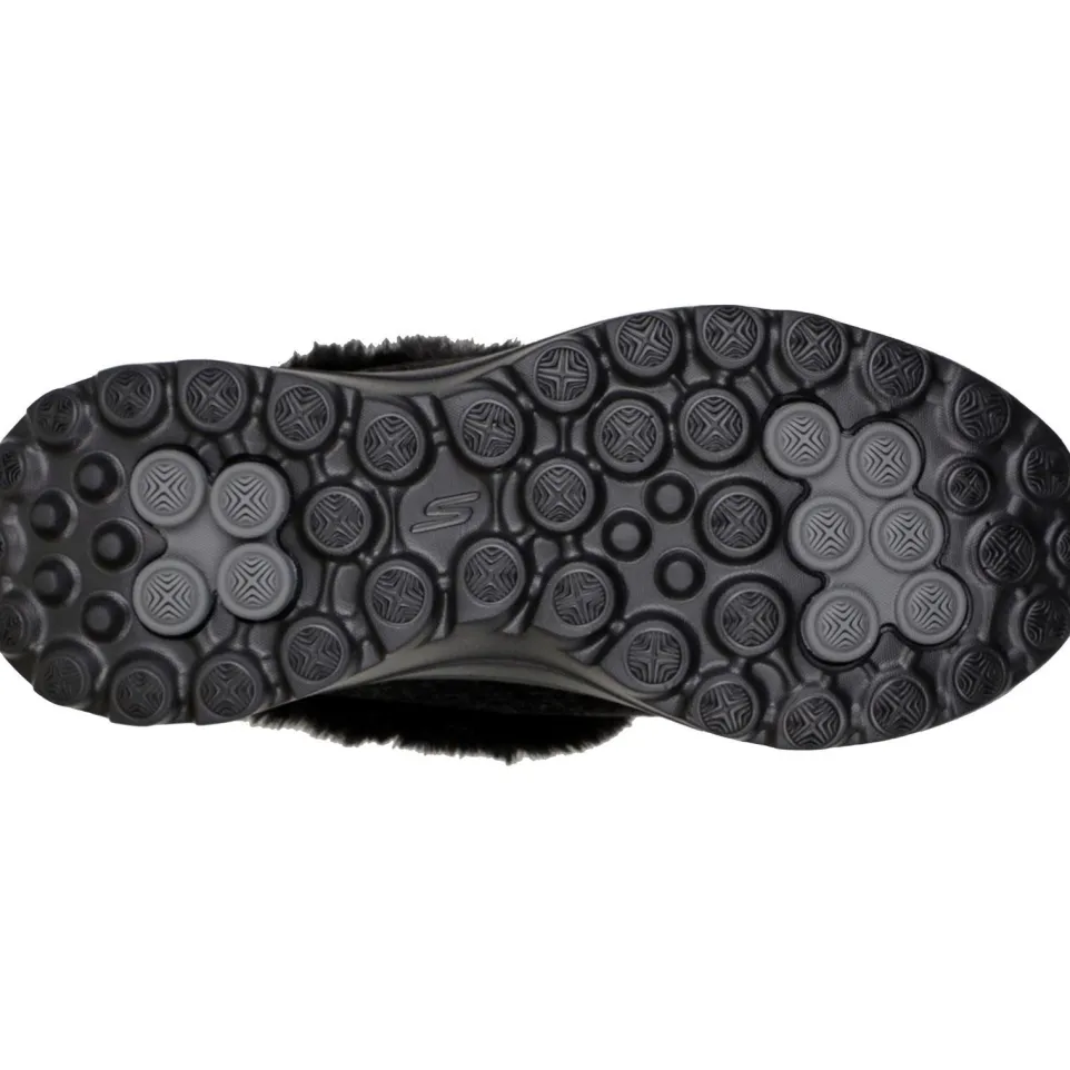Women's Wide Fit Skechers 175051 Go Walk Lounge Slippers