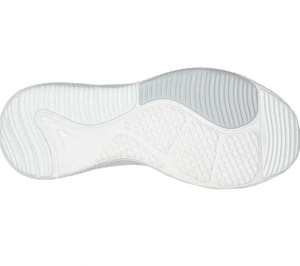 Women's Wide Fit Skechers 149837 D'lux Fitness Pure Glam Trainers