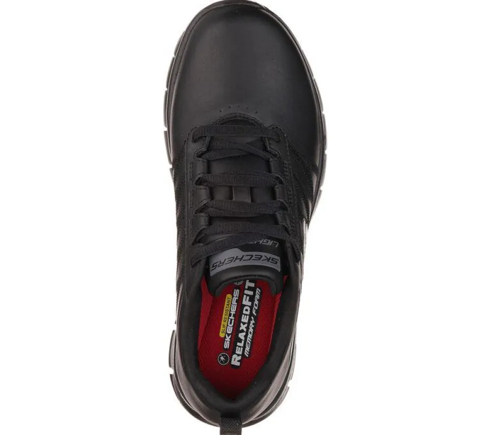 Women's Wide Fit Skechers 76576EC Sure Track Erath Occupational Trainers