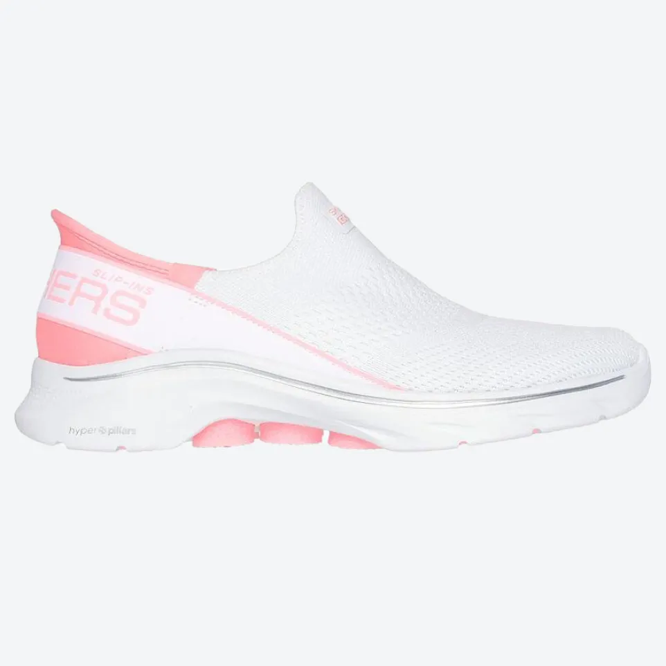 Women's Wide Fit Skechers 125231 Slip-ins Go Walk 7 Mia Trainers
