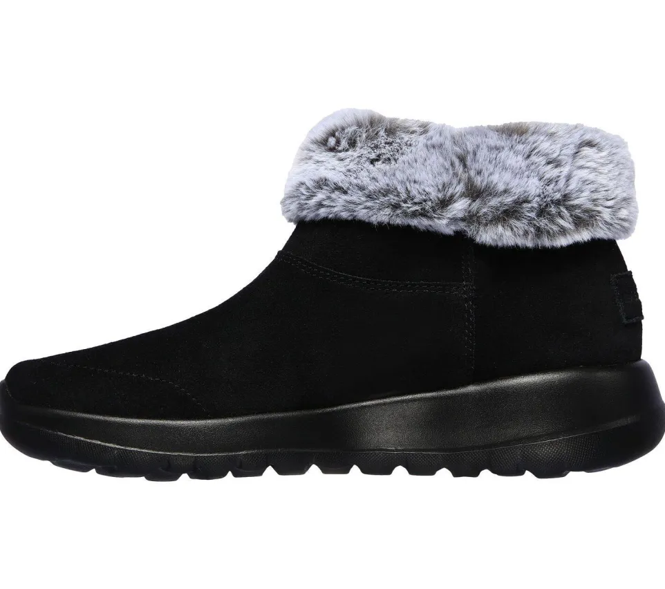 Womens Wide Fit Skechers 144003W Go Walk Goga Mat Boots