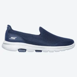 Womens Wide Fit Skechers Go Walk 5-15901 Performance Walking Slip On Trainers