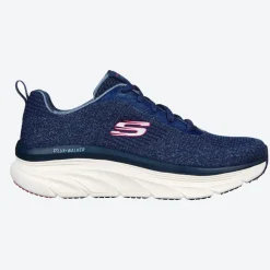 Women's Wide Fit Skechers 149815 Daily Beauty D'lux Vegan Walker Trainers