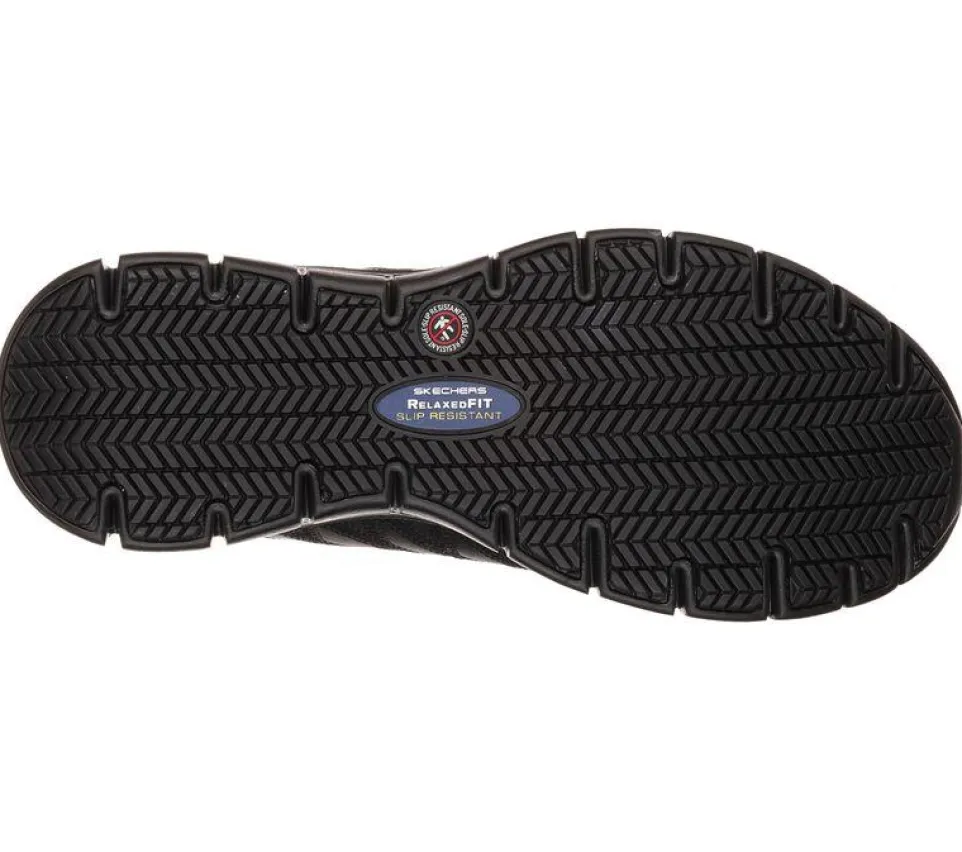 Women's Wide Fit Skechers 76576EC Sure Track Erath Occupational Trainers