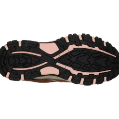Women's Wide Fit Skechers SK167003 Selmen West Highland Hiking Trainers - Brown/Tan