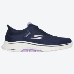 Women's Wide Fit Skechers 125233 Slip-ins Go Walk 7 Valin Trainers