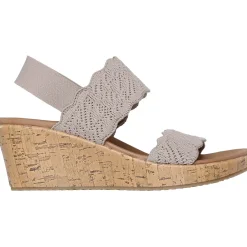Women's Wide Fit Skechers 119591 Everlee Timeless Touch Sandals