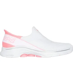Women's Wide Fit Skechers 125231 Slip-ins Go Walk 7 Mia Trainers