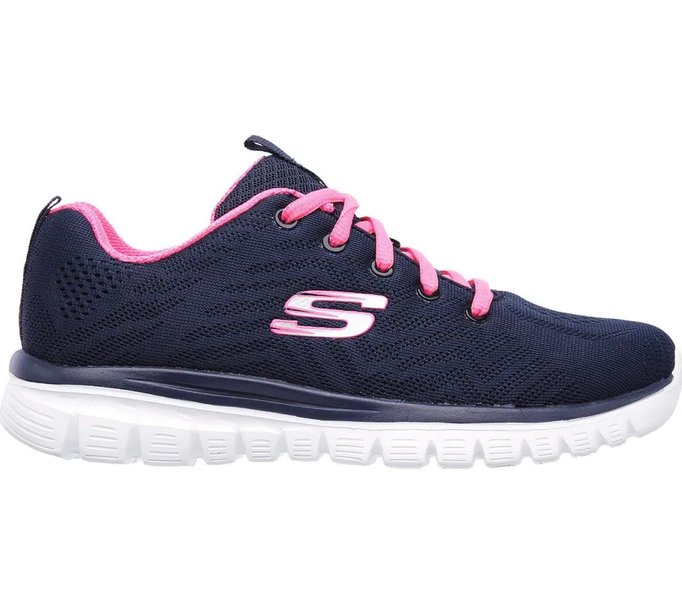 Womens Wide Fit Skechers 12615 Walking Trainers