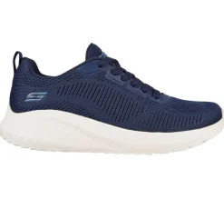 Womens Wide Fit Skechers Bobs Squad Chaos Face Off 117209 Vegan Trainers