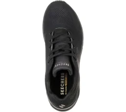 Women's Wide Fit Skechers 73690 Uno - Stand On Air Walking Street Wear Trainers