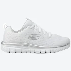 Womens Wide Fit Skechers 12615 Walking Trainers